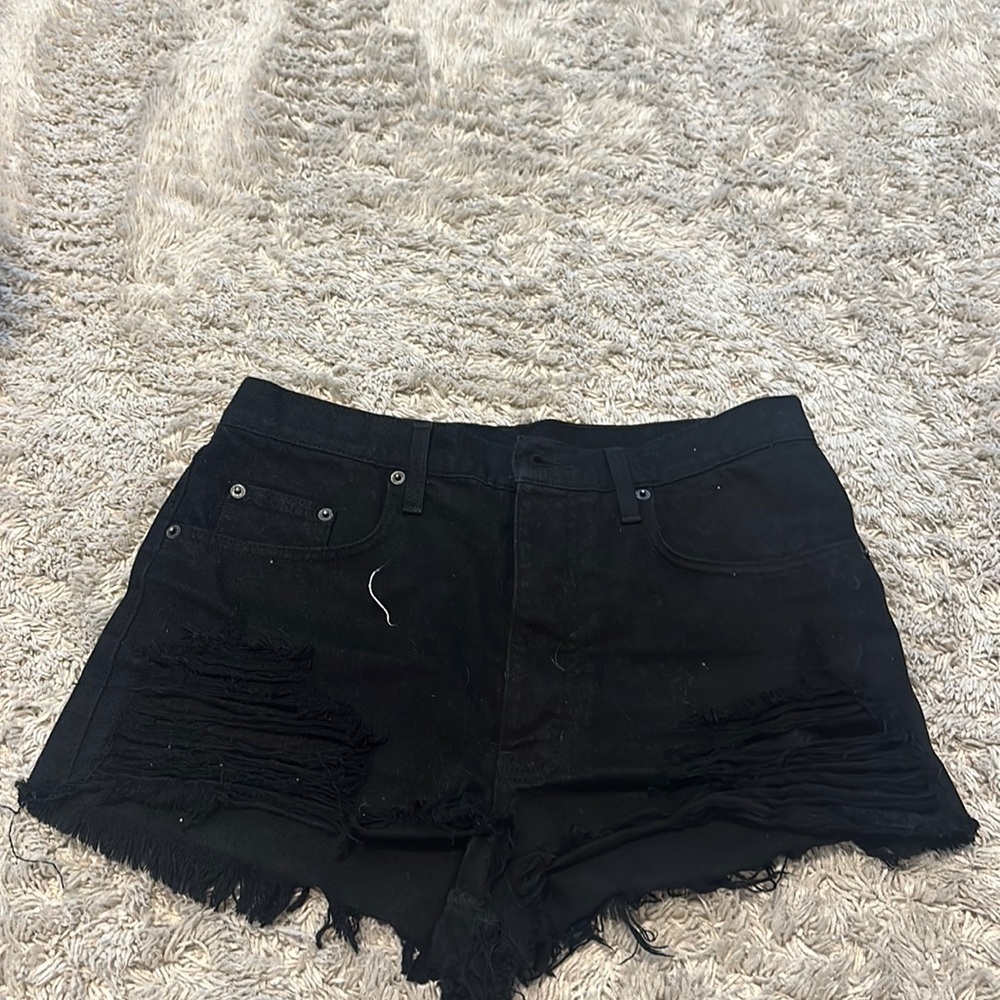 Carmar Black jean shorts